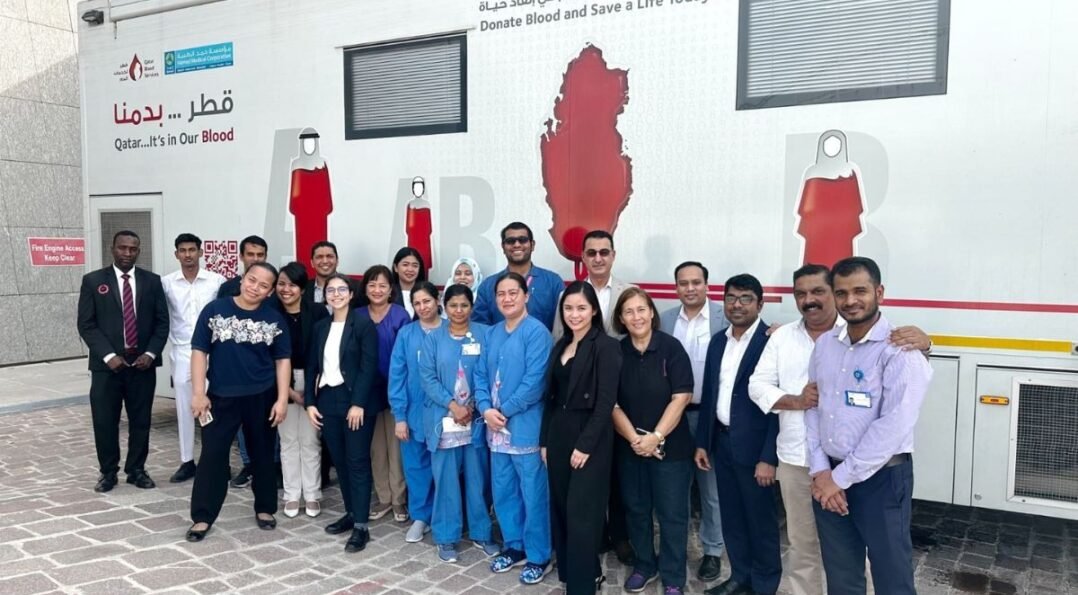 Blood donation, by the Torch Doha