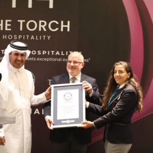 The Torch Hospitality Launches with Grand Ceremony and Unveils The Torch Club at The Torch Doha – The World’s Highest Gym In A Building Recognized by Guinness World Records